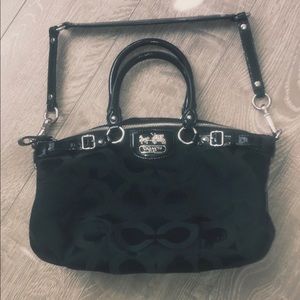 BLACK COACH SATCHEL